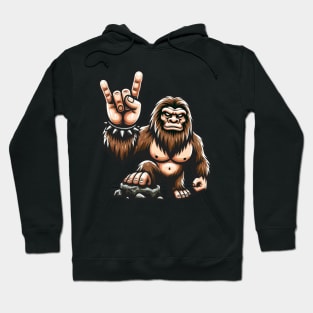 Rock On Bigfoot Hoodie